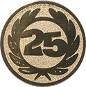 Emblem Jubiläumszahl 25