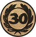 Emblem Jubiläumszahl 30