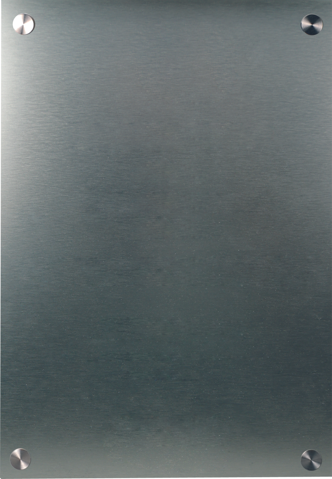 Ehrung Niro mit gebürsteter Aluminiumplatte im eleganten
Nirosta-Look, hochwertiger Acryl- oder Glasabdeckung und
vier Edelstahlhaltern für die stilvolle Wandmontage. Ideal
für individuelle Gravuren, Firmenauszeichnungen,
Jubiläen und Gedenktafeln.