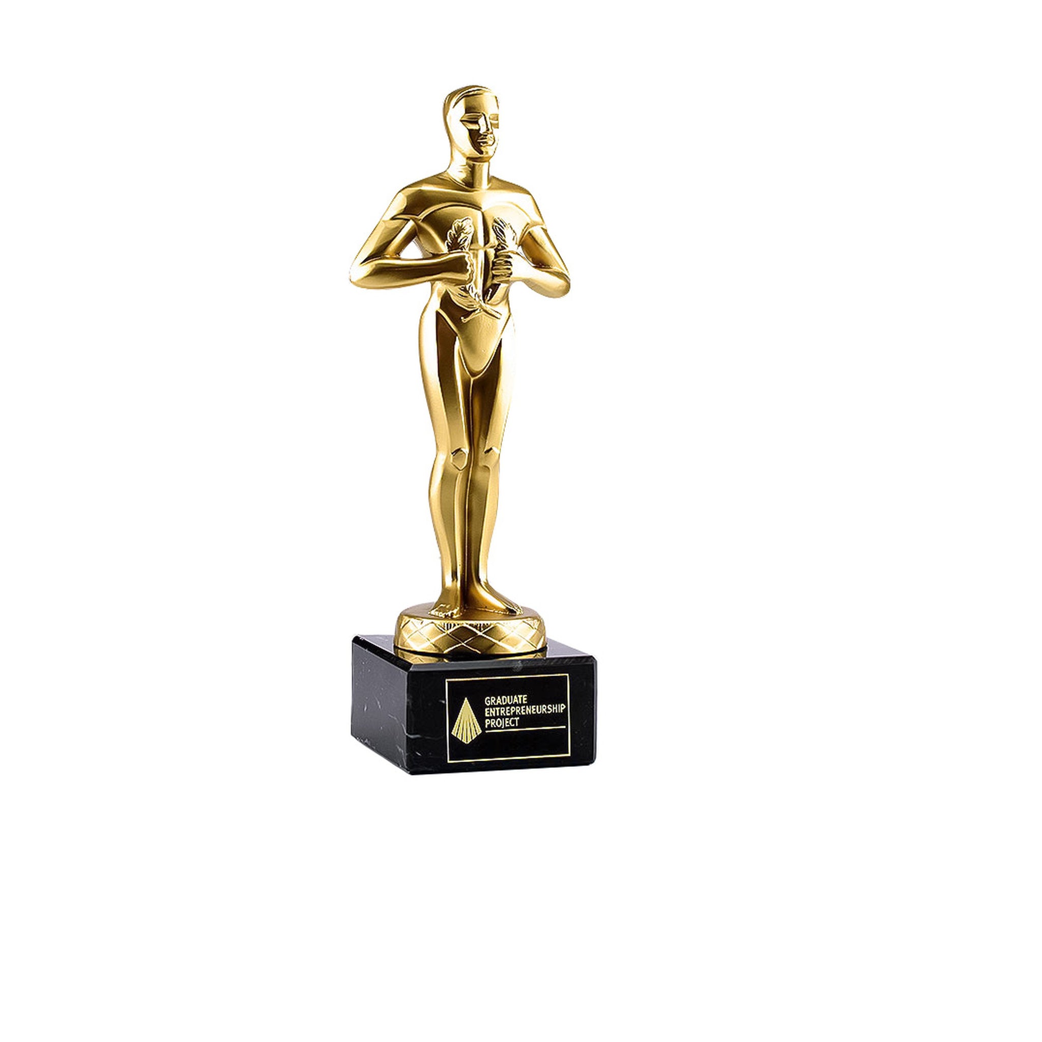 Die Classic Achievement ist eine schwere Metall-Figur auf Marmorsockel, goldfarbig . Die Trophäe ist  24-karätig vergoldet und verkörpert höchste Wertigkeit und Exklusivität – ideal für besondere Ehrungen und herausragende Leistungen.