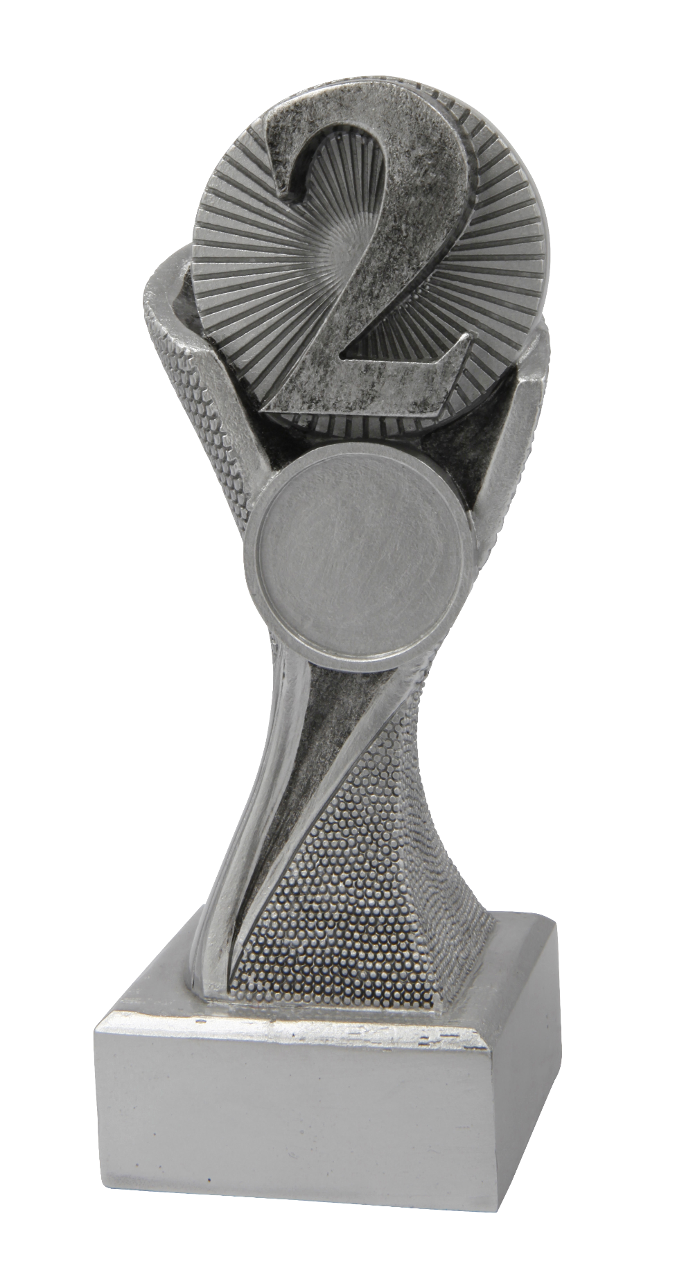 Sieger-Trophäe „Groove“ – 1., 2. & 3. Platz mit integriertem Emblem (Ø 25 mm)