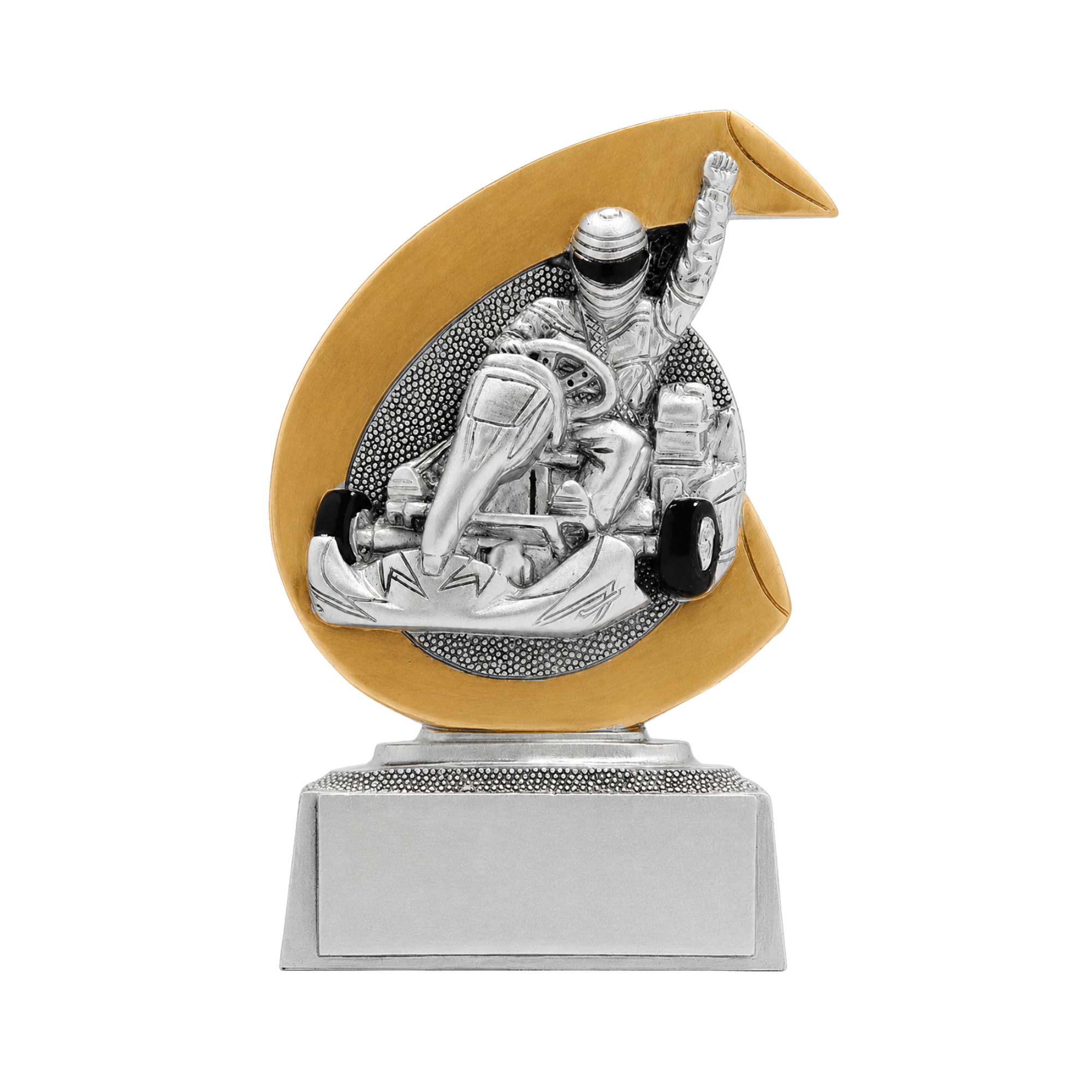Gokart-Trophäe Gold, Silber & Bronze (1.–3. Platz)