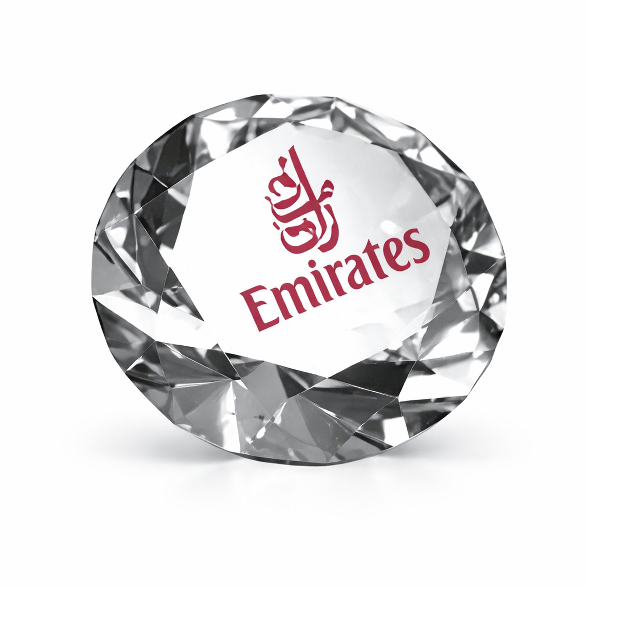 Glänzender Kristallglas Diamant mit handgeschliffenen Facetten. Optional mit Geschenkbox erhältlich.