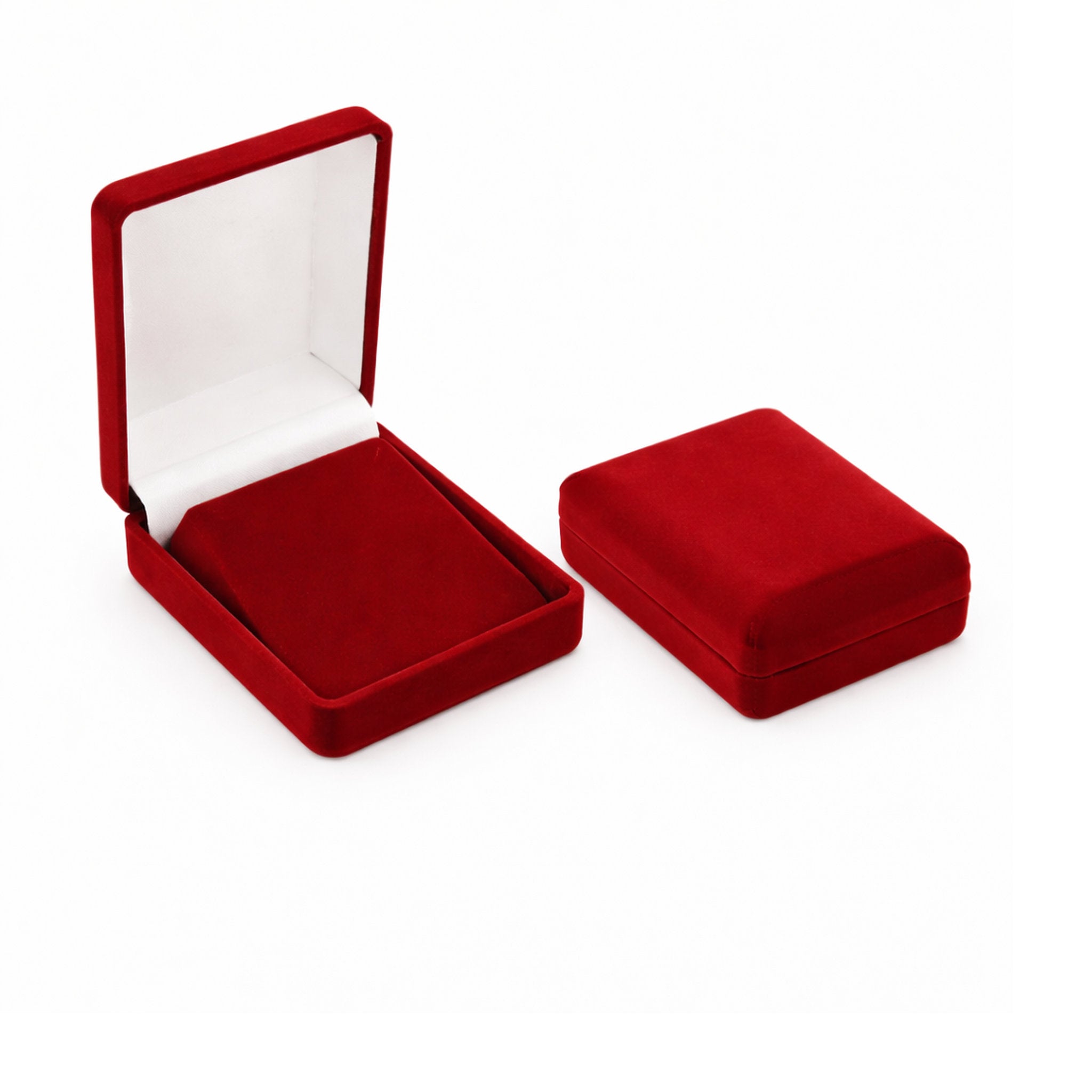Elegantes Samt-Etui für große Pins oder Abzeichen.