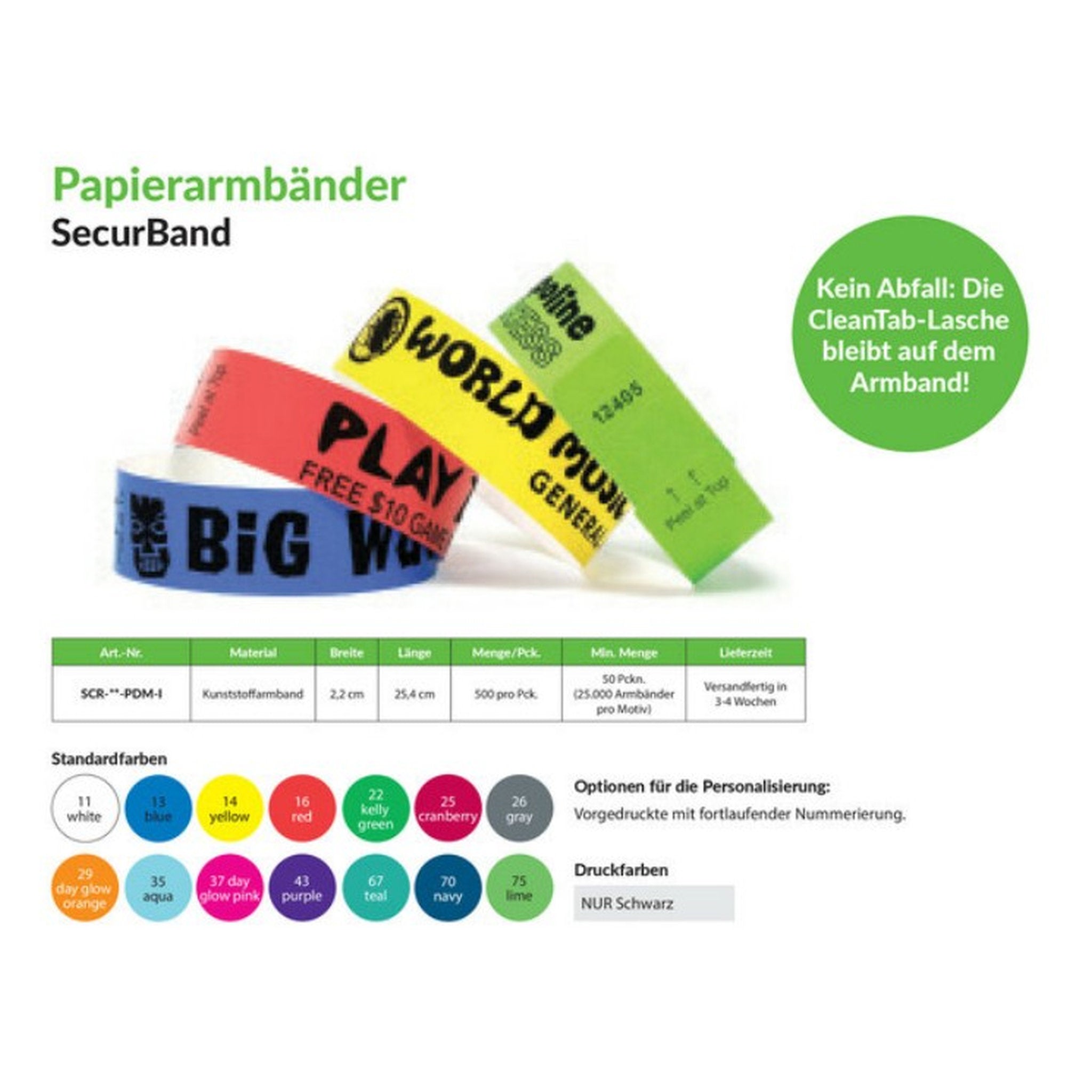 Armbaender Tyvek Und Papierarmbaender,Besucher Armband,Einweg Armband,Event Armband,Festival Armband,Identifikation Armband,Kontroll,Papierarmband,SCR-PDM-I,SecuriBand