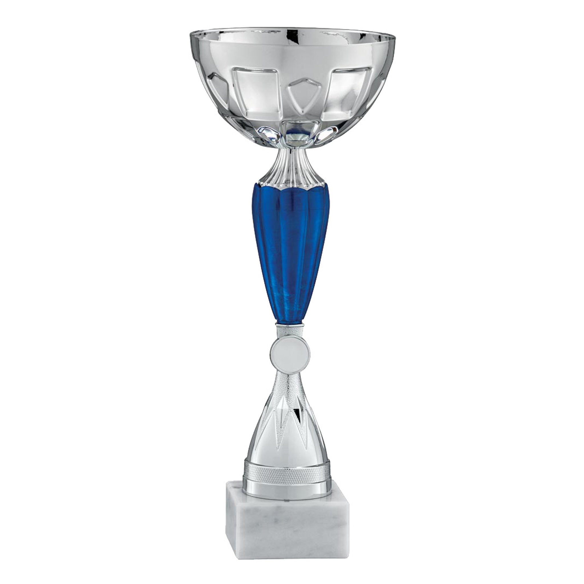 Der Pokal Trick präsentiert sich mit silberfarbenem Kelch und einem farblich abgesetzten Mittelteil, das dem klassischen Aufbau eine zeitgemäße Note verleiht. Die klare Silhouette wirkt aufrecht und professionell – eine zuverlässige Wahl für unterschiedli