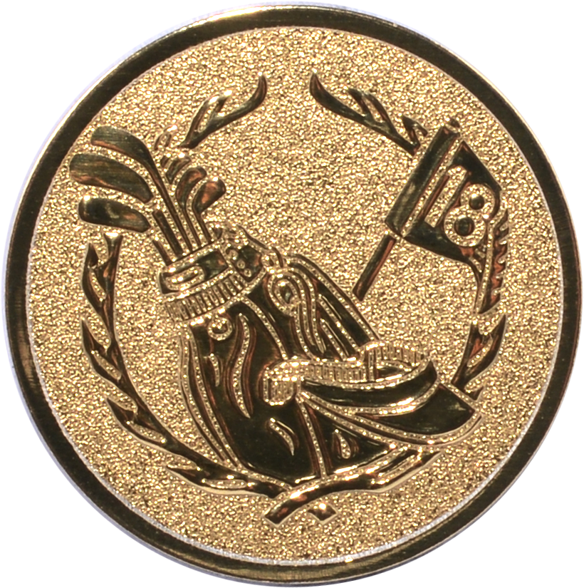Emblem GOLF NEUTRAL Ø 25 mm Gold