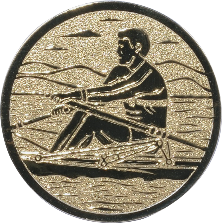 Emblem RUDERN Ø 50 mm Gold