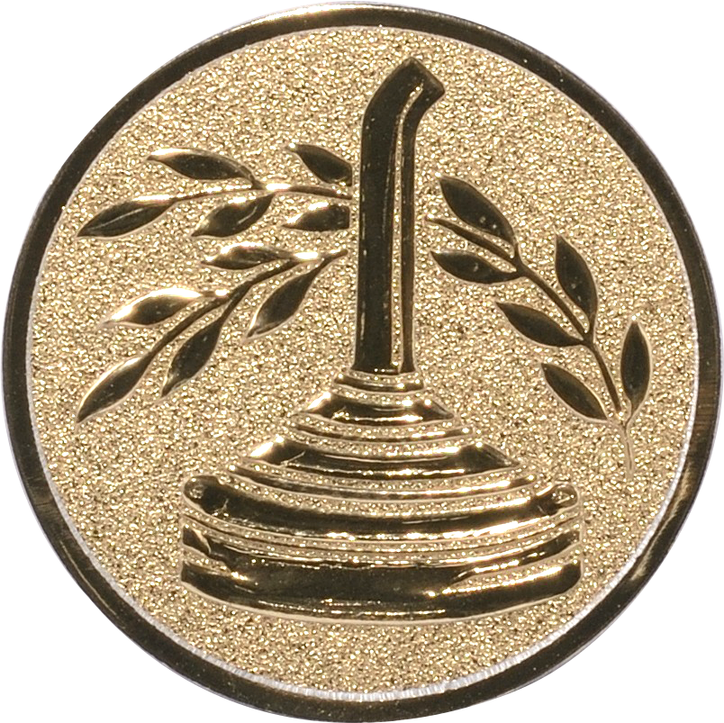 Emblem EISSTOCK Ø 50 mm Gold