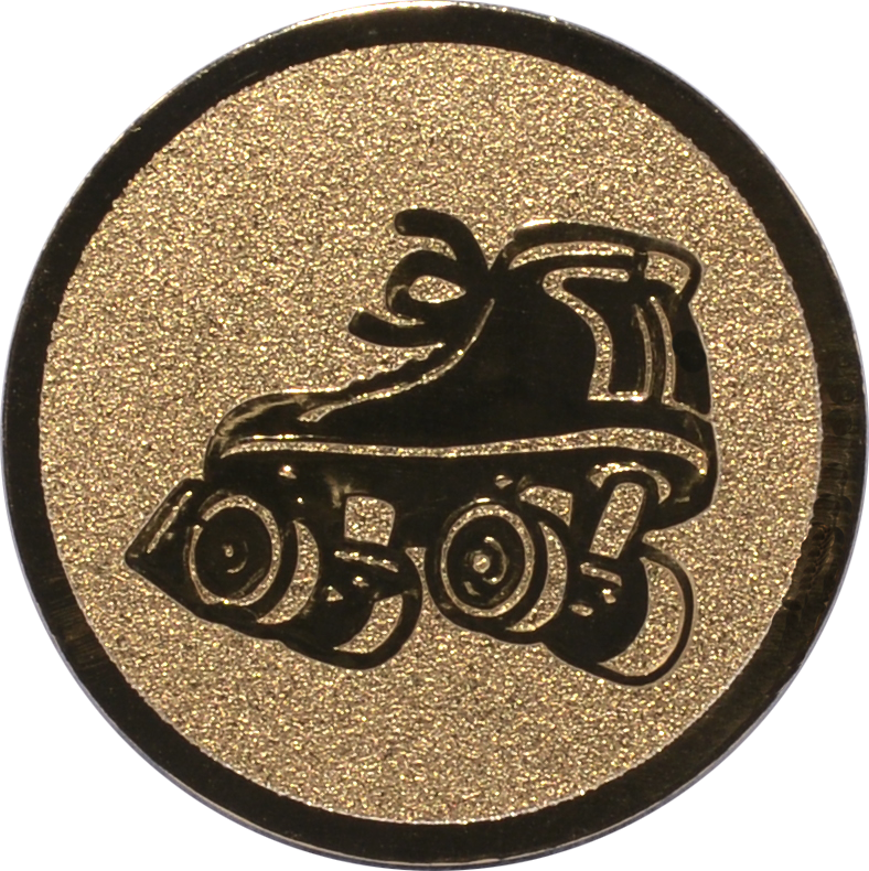 Emblem ROLLSCHUH Ø 50 mm Gold