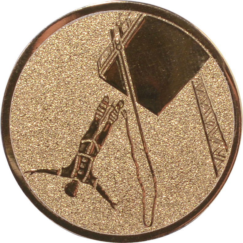 Emblem BUNGEE JUMPING Ø 25 mm Gold
