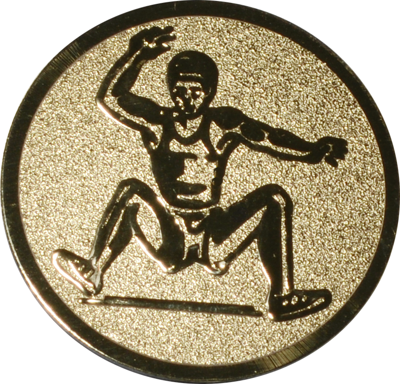 Emblem WEITSPRUNG HERREN Ø 25 mm Gold