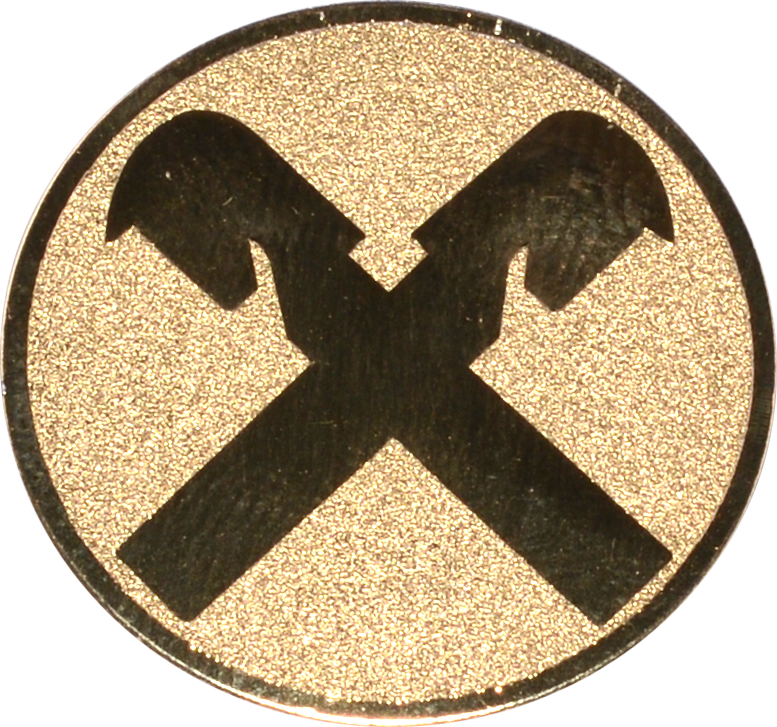 Emblem RAIFFEISEN LOGO Ø 25 mm Gold