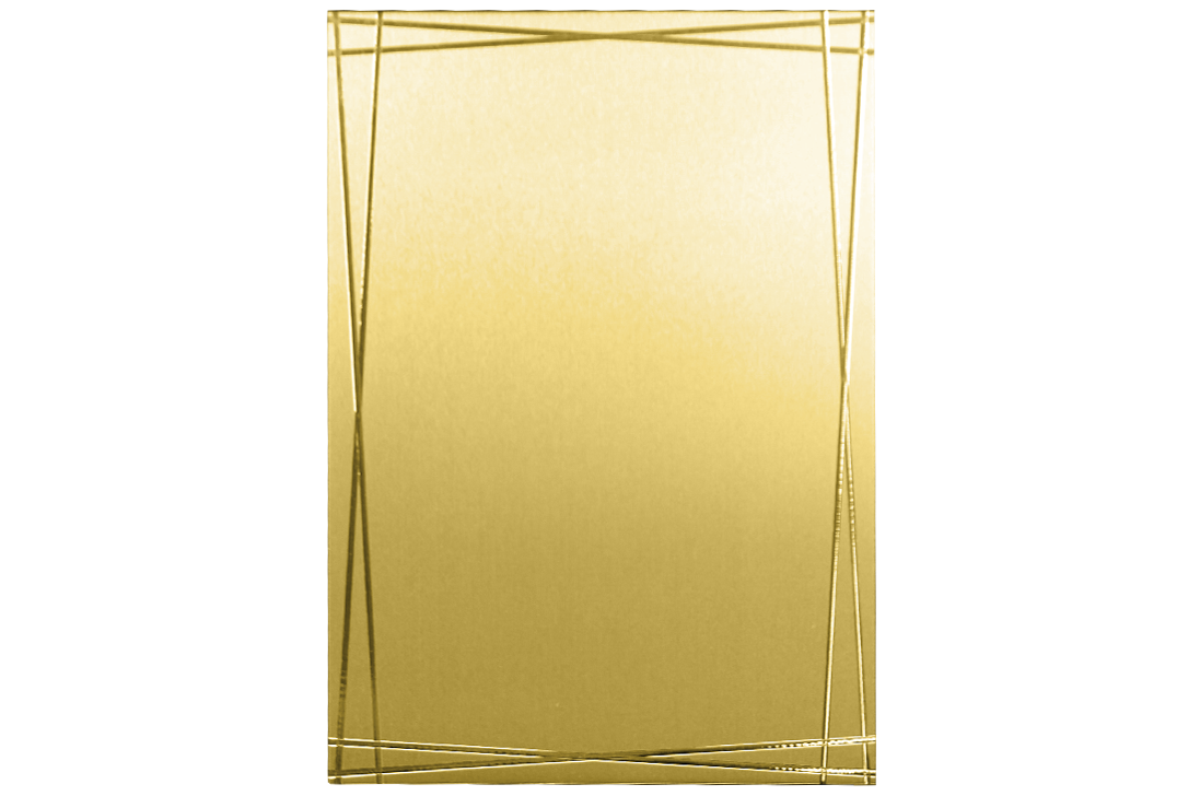 Ehrung 196 Gold - 105x150 mm