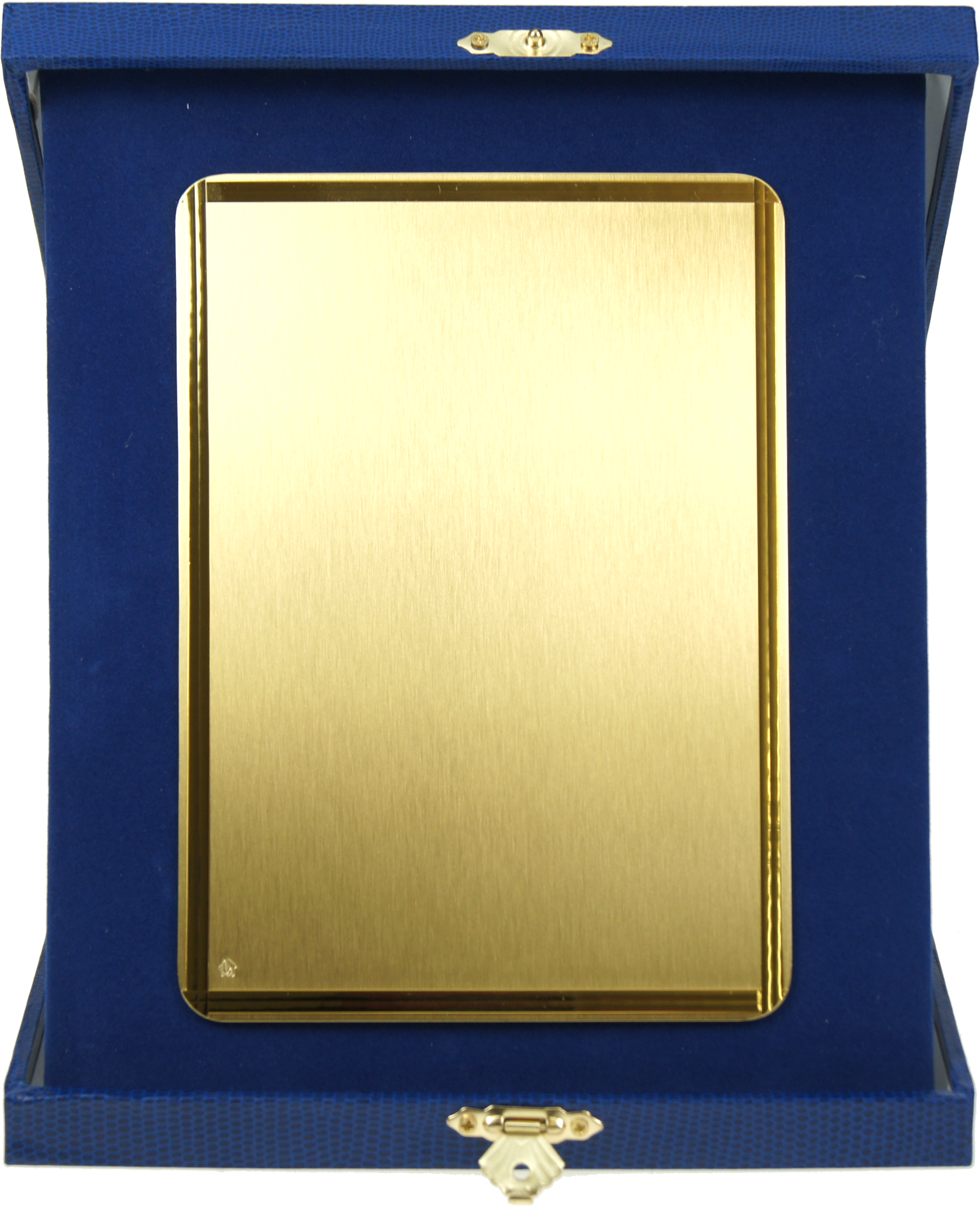 Aufstellkassette Hochformat Blau