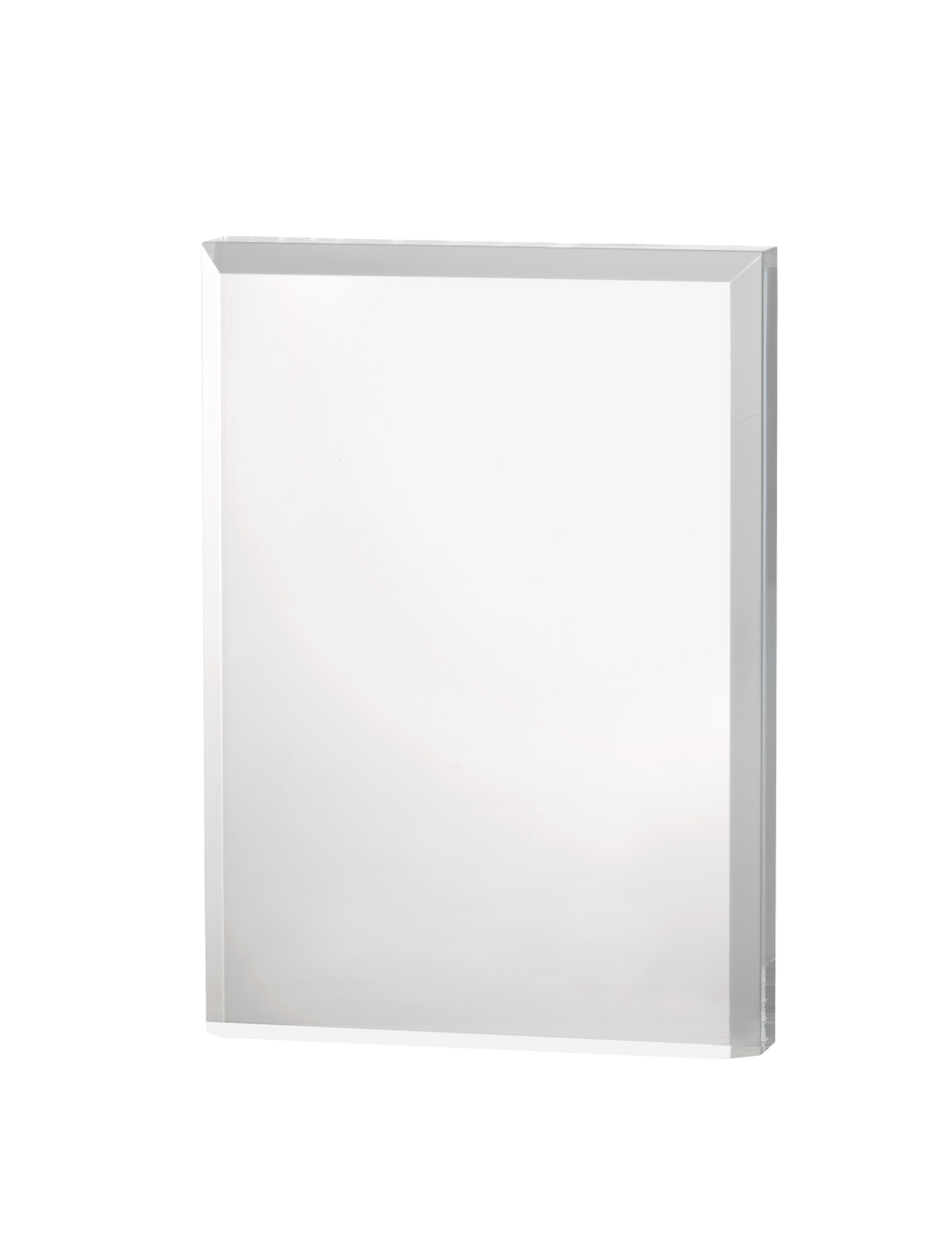 Acrylblock - Facette x 128 x 180 x 25 mm