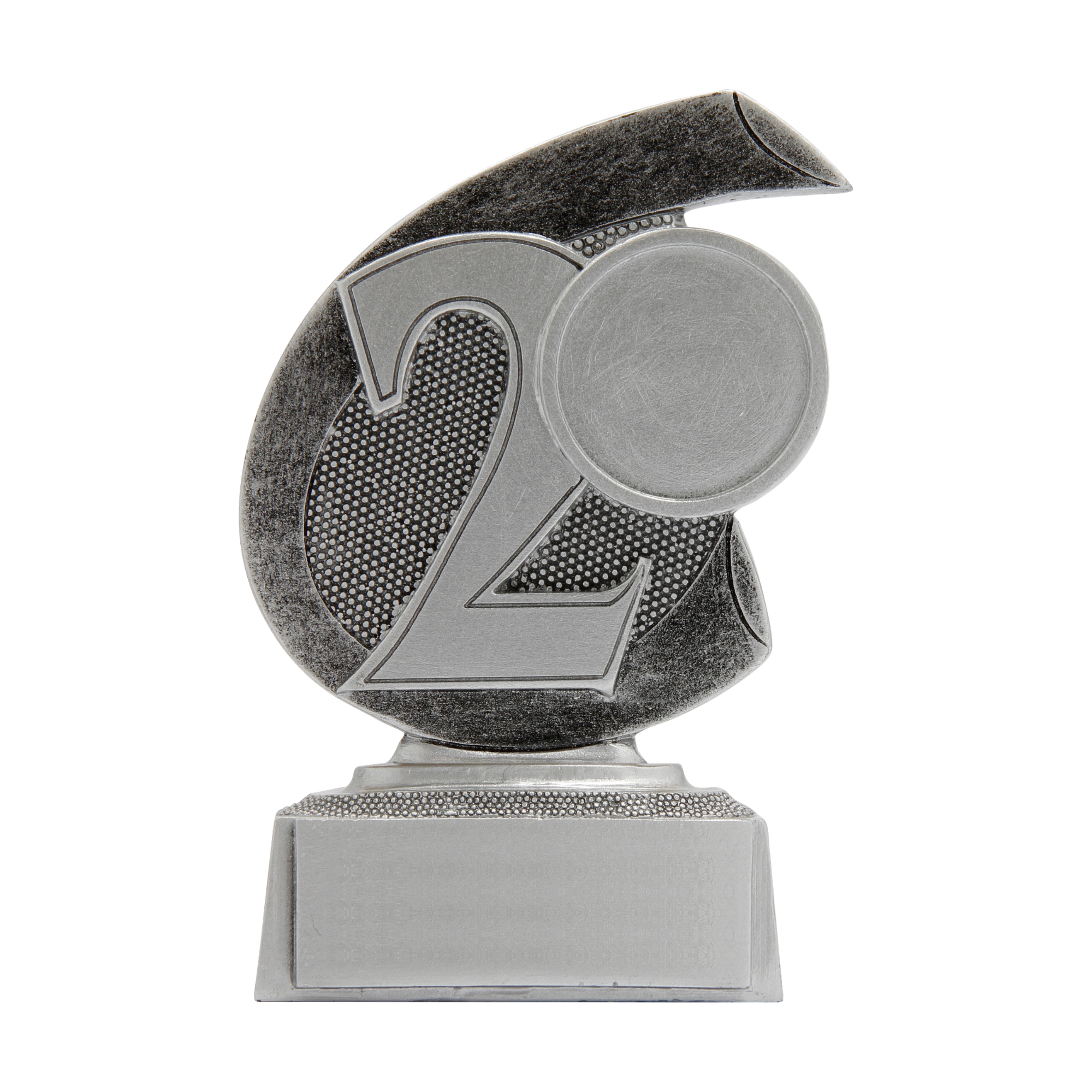 1., 2. & 3. Platz Resina-Trophäe mit Emblem (Ø 25 mm)