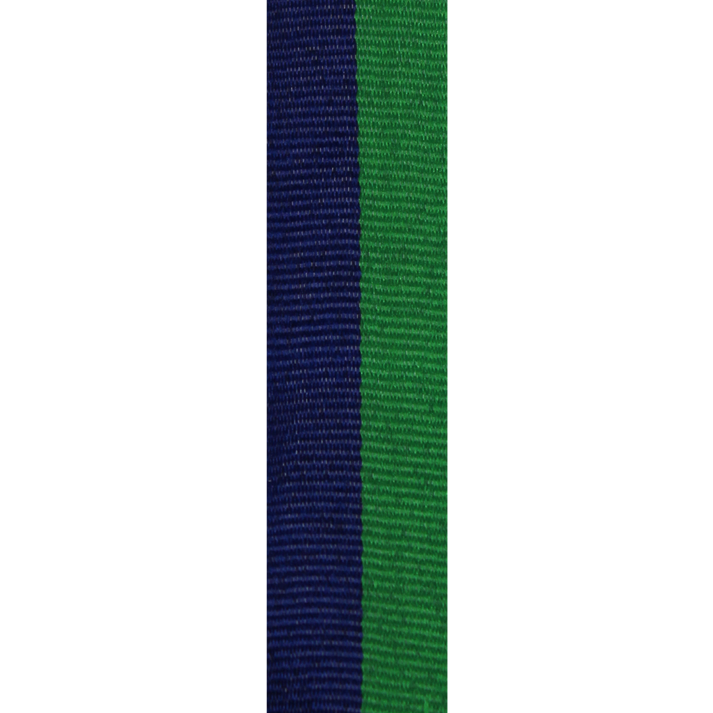 Medaillenband GRÜN - DUNKELBLAU 22 mm