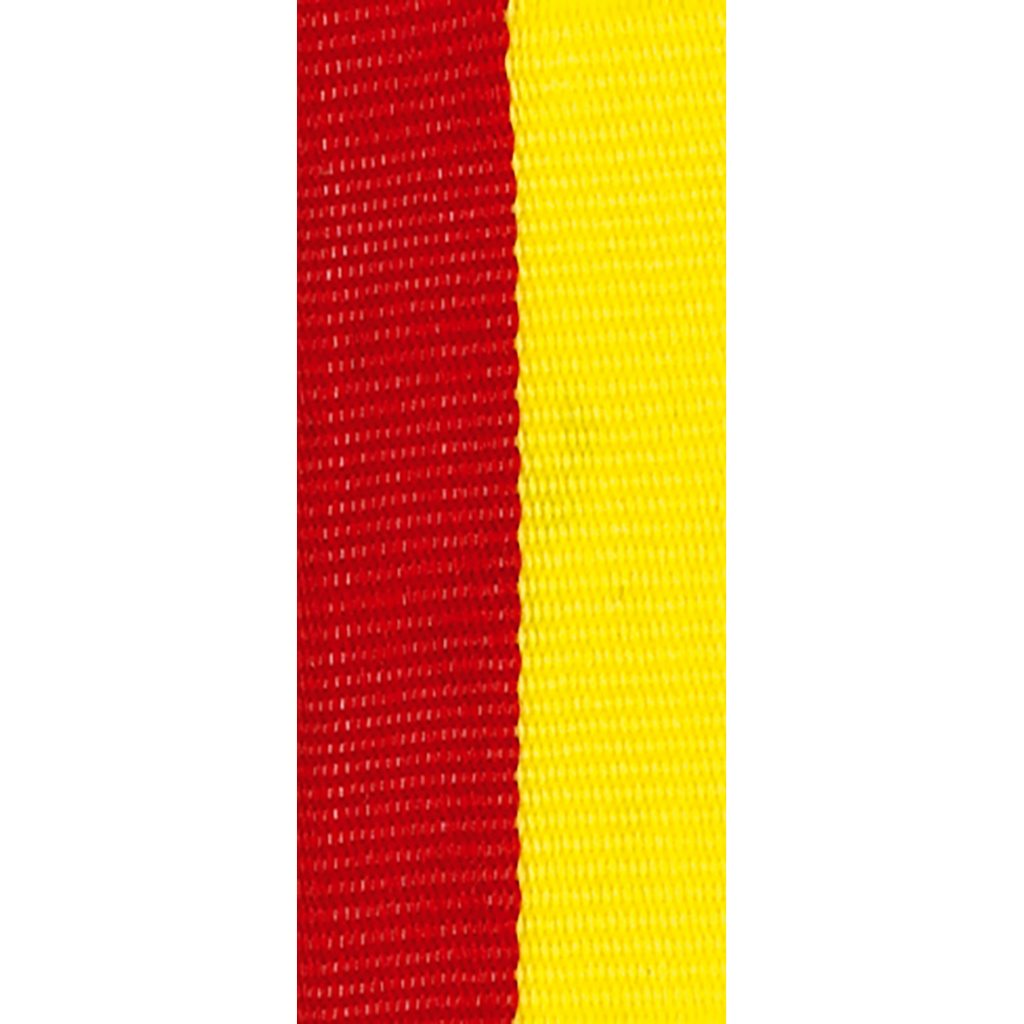 Medaillenband GELB-ROT 22 mm