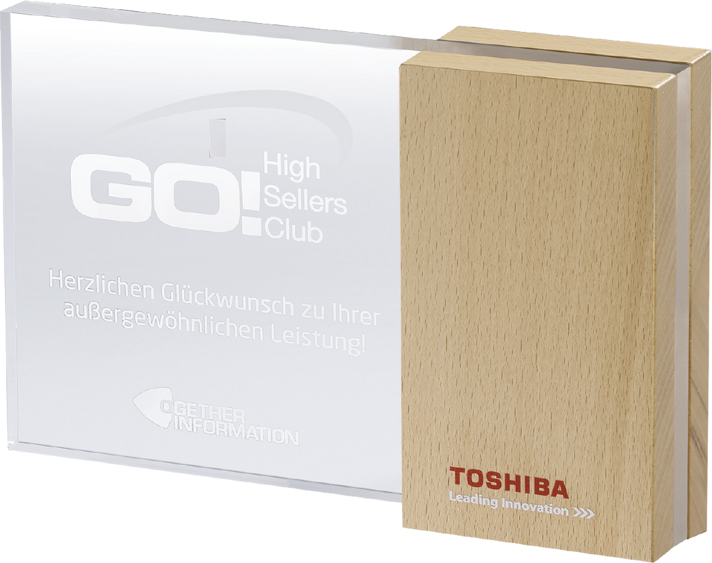 Wooden Side Award 24 mm x 16 mm