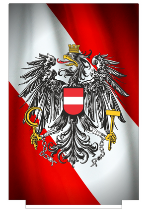 Edle Colorful Wood Trophäe im Österreich-Design
mit detailreichem Bundesadler und stabilem Holzsockel.
Perfekt für Auszeichnungen, Ehrungen und Erinnerungen.